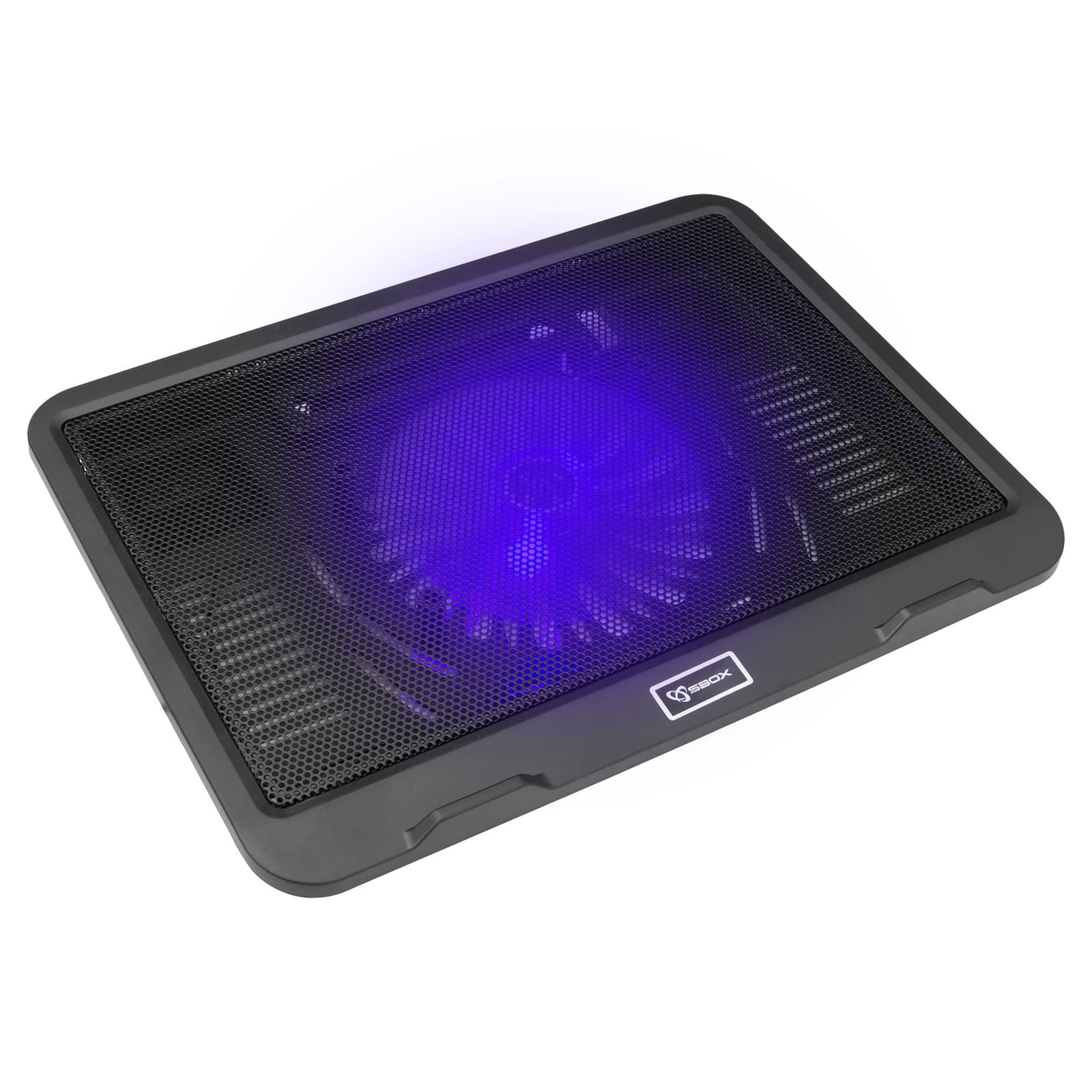 Dissipatore USB per Notebook con Illuminazione Blu - Sbox ICSB-CP19
