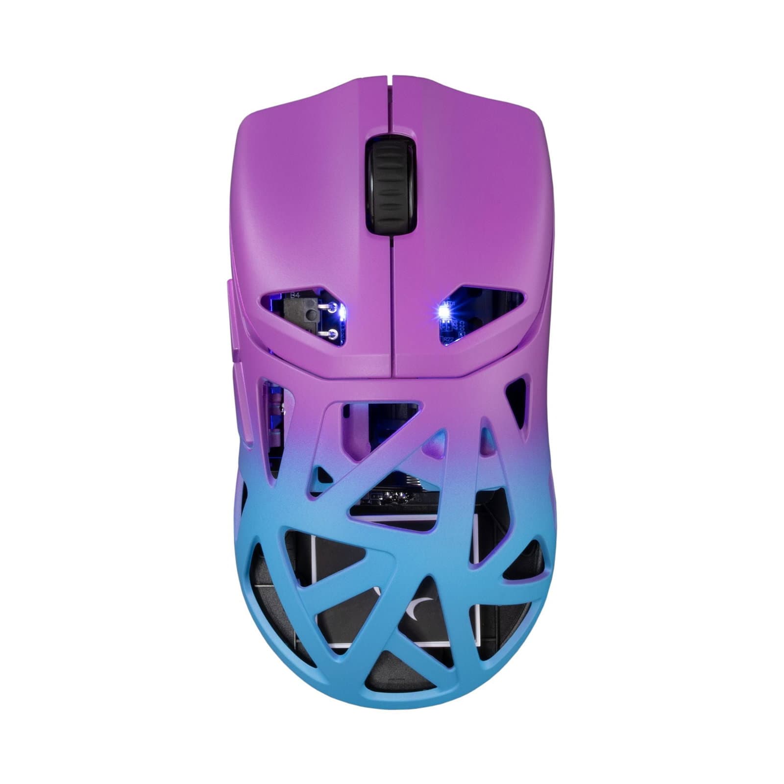 Mouse Ottico Wireless Gaming 24000 DPI Retroilluminazione LED Blu Viola - White Shark ICSB-DAGONETBLP