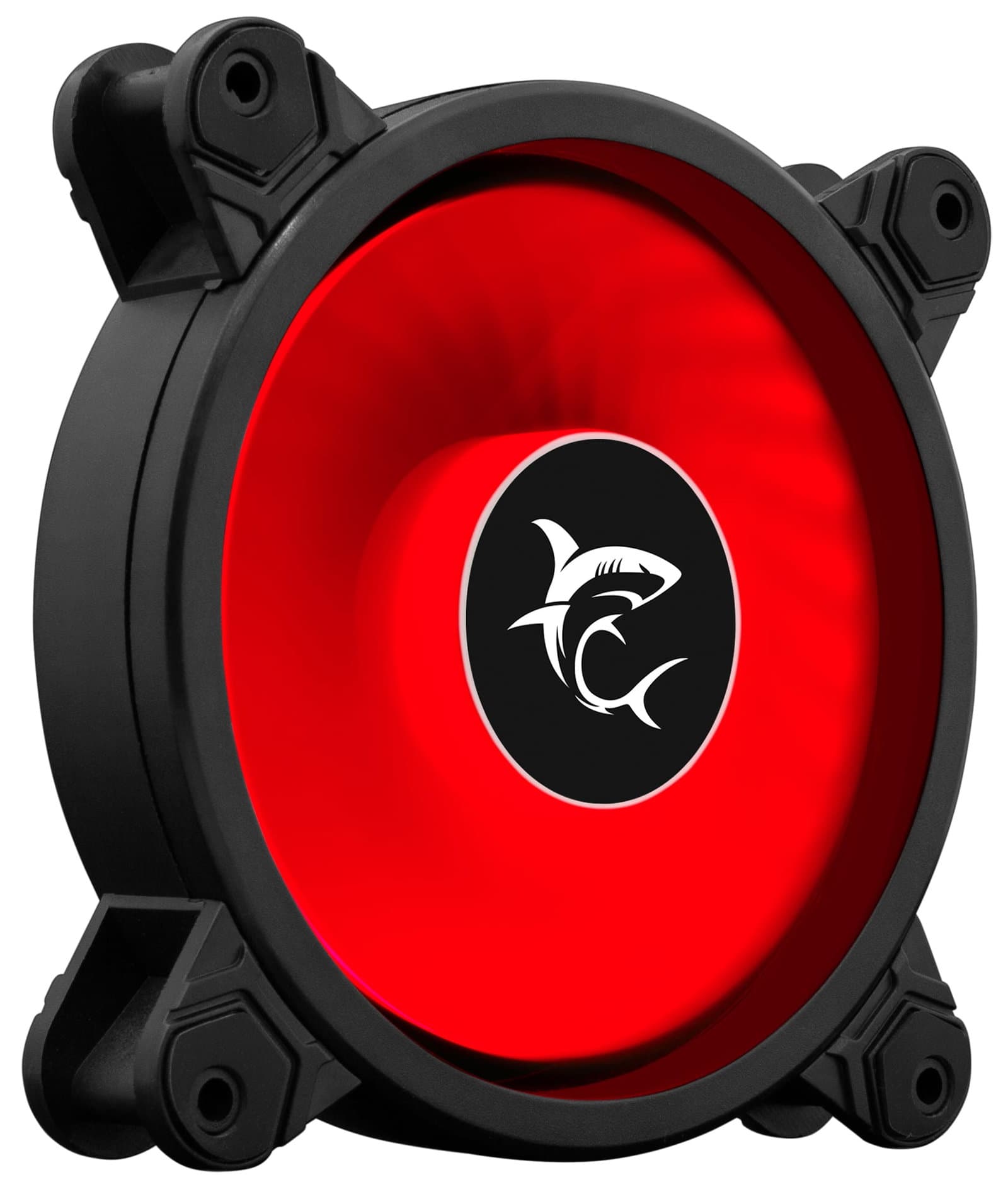 Ventola di Raffreddamento 4pin LED Rosso 120 mm 25dBA Fan PC Gaming - White Shark ICSB-DASH