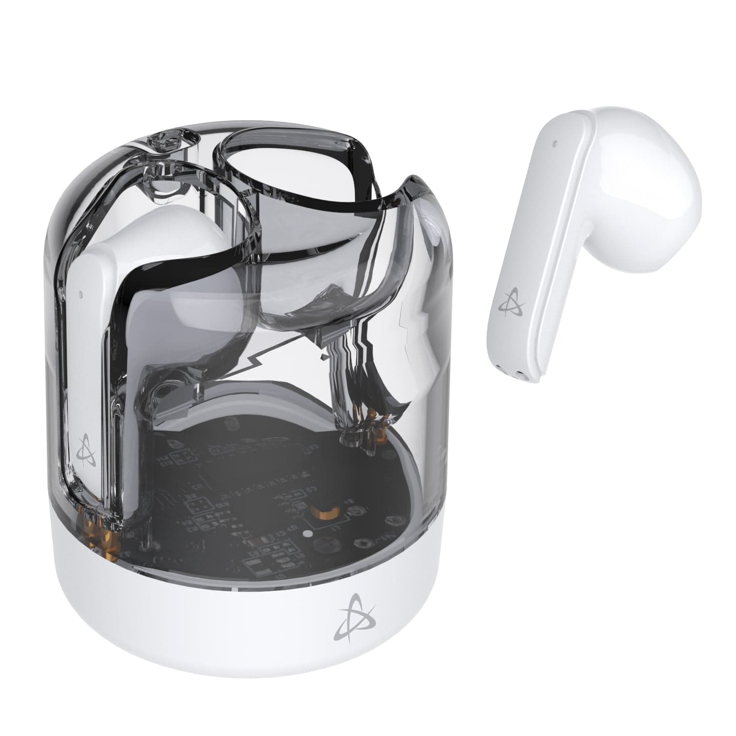 Cuffie Auricolari Bluetooth con Microfono EB-TWS12 Bianco - Sbox ICSB-EBTWS12WH