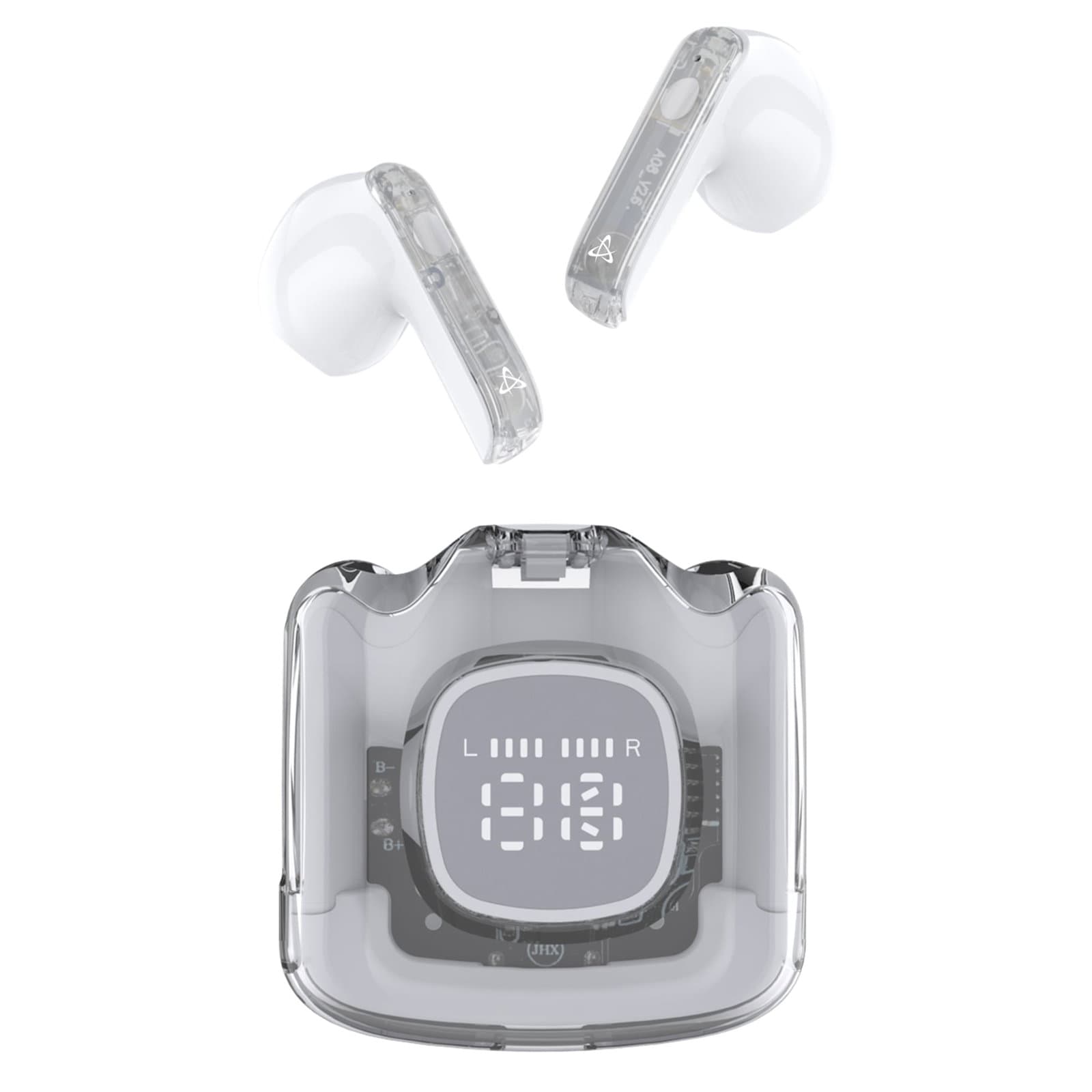 Cuffie Auricolari Bluetooth con Microfono EB-TWS148 Bianco - Sbox ICSB-EBTWS148WH