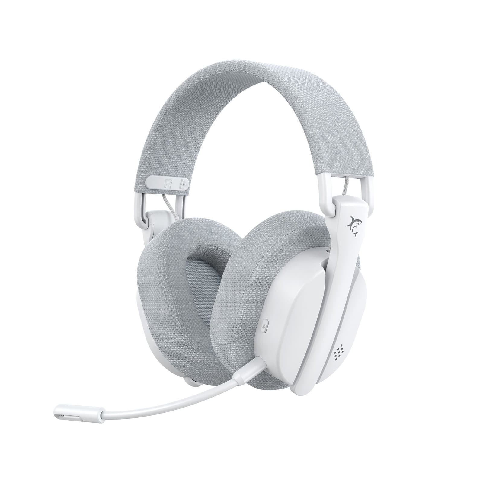 Cuffia Gaming Wireless BT con Microfono Bianco FIRECREST - White Shark ICSB-FIRECRESTWH
