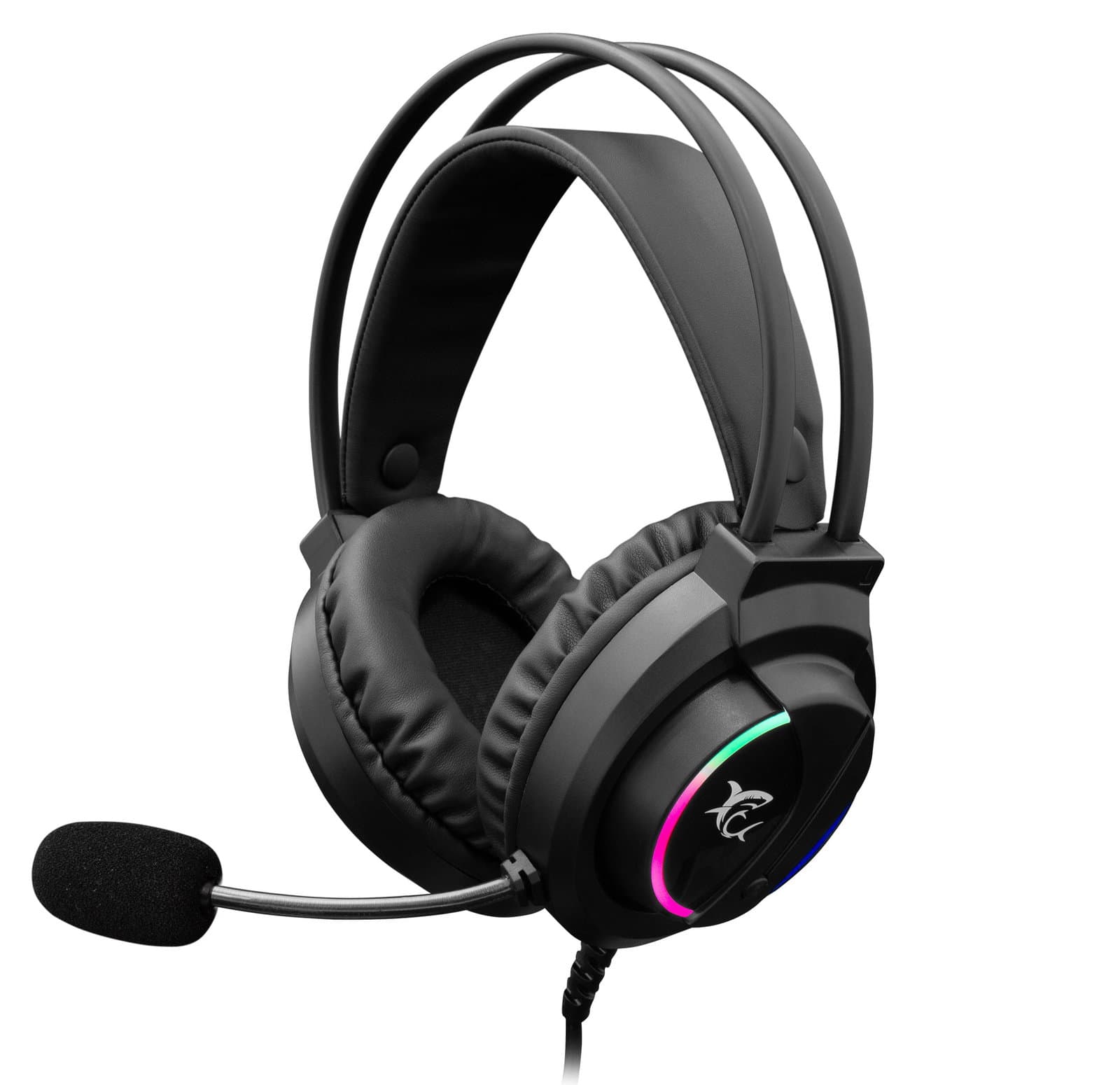 Cuffie Gaming USB 2.0 con Microfono WOLF - White Shark ICSB-GH2044