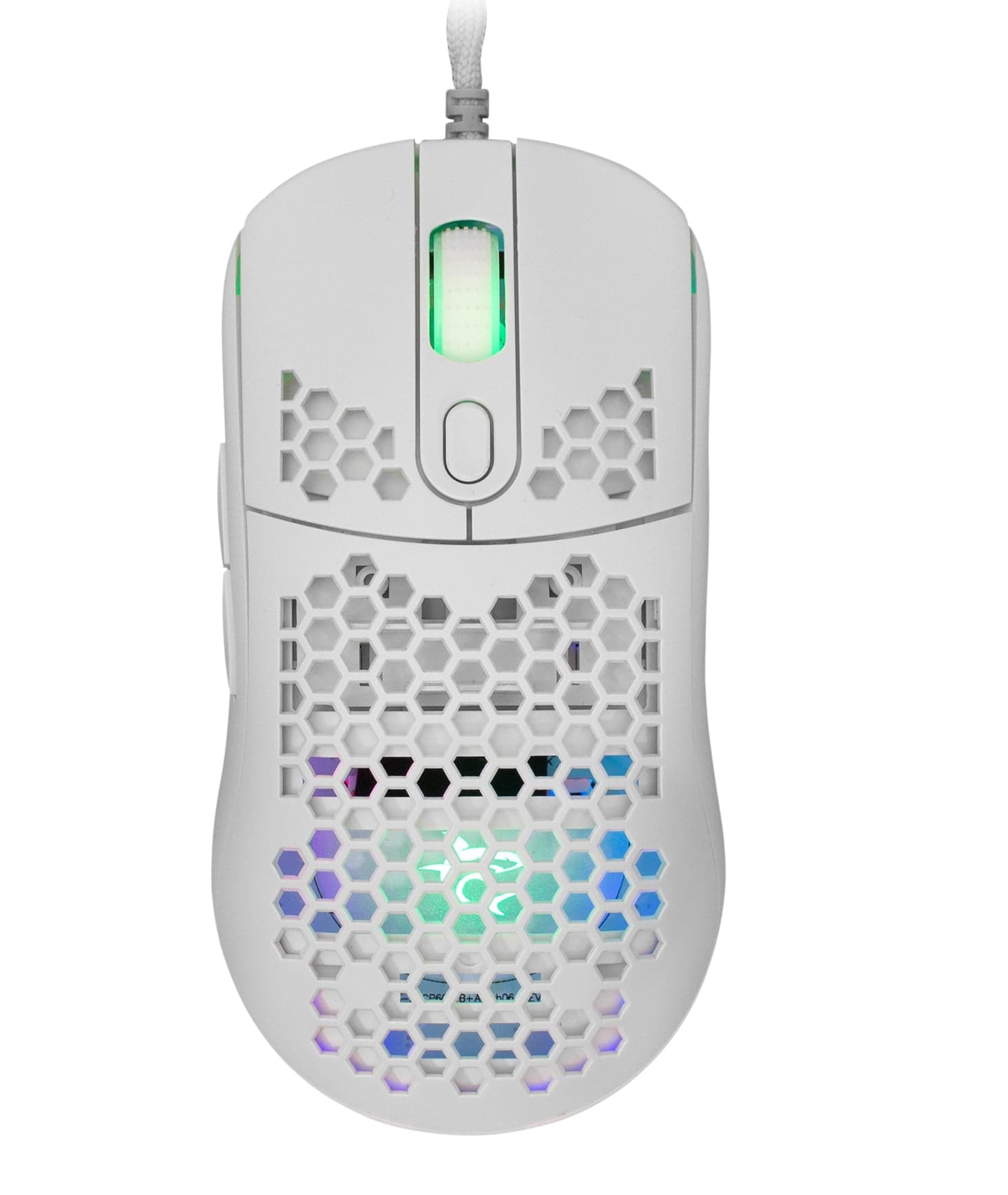 Mouse Gaming Ottico USB 6400 DPI RGB 6D Bianco GALAHAD - White Shark ICSB-GM5007WH