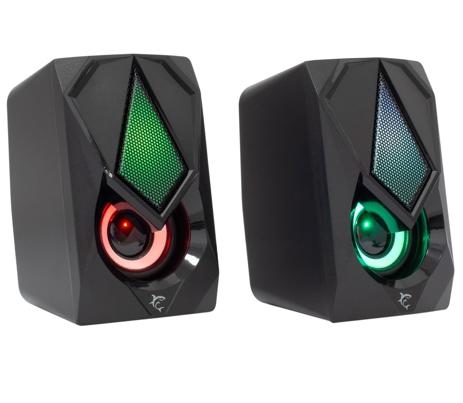 Set Altoparlanti Gaming USB RGB 2.0 Stereo - White Shark ICSB-GSP619