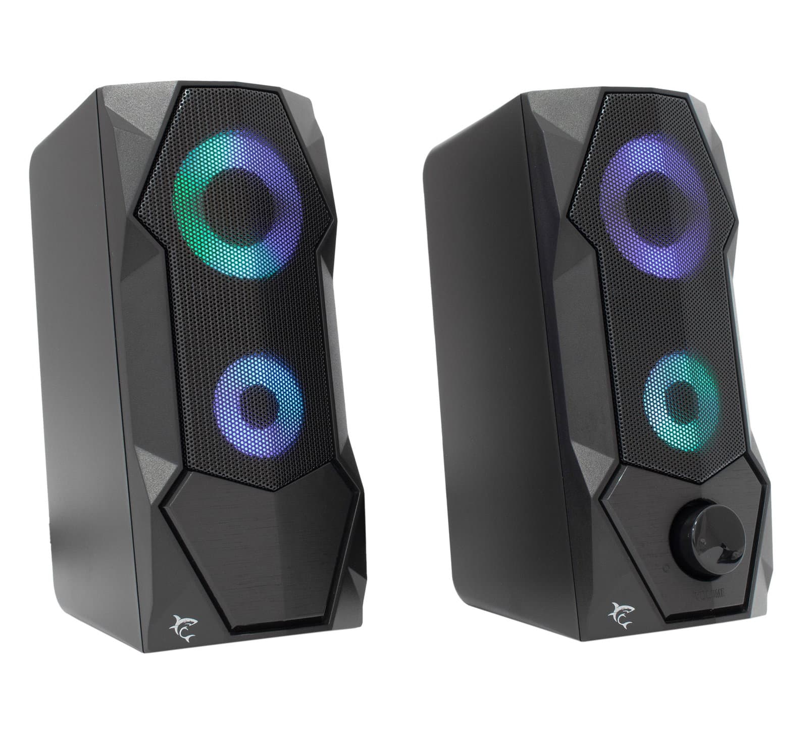Set Altoparlanti Gaming USB RGB 2.0 Stereo - White Shark ICSB-GSP634