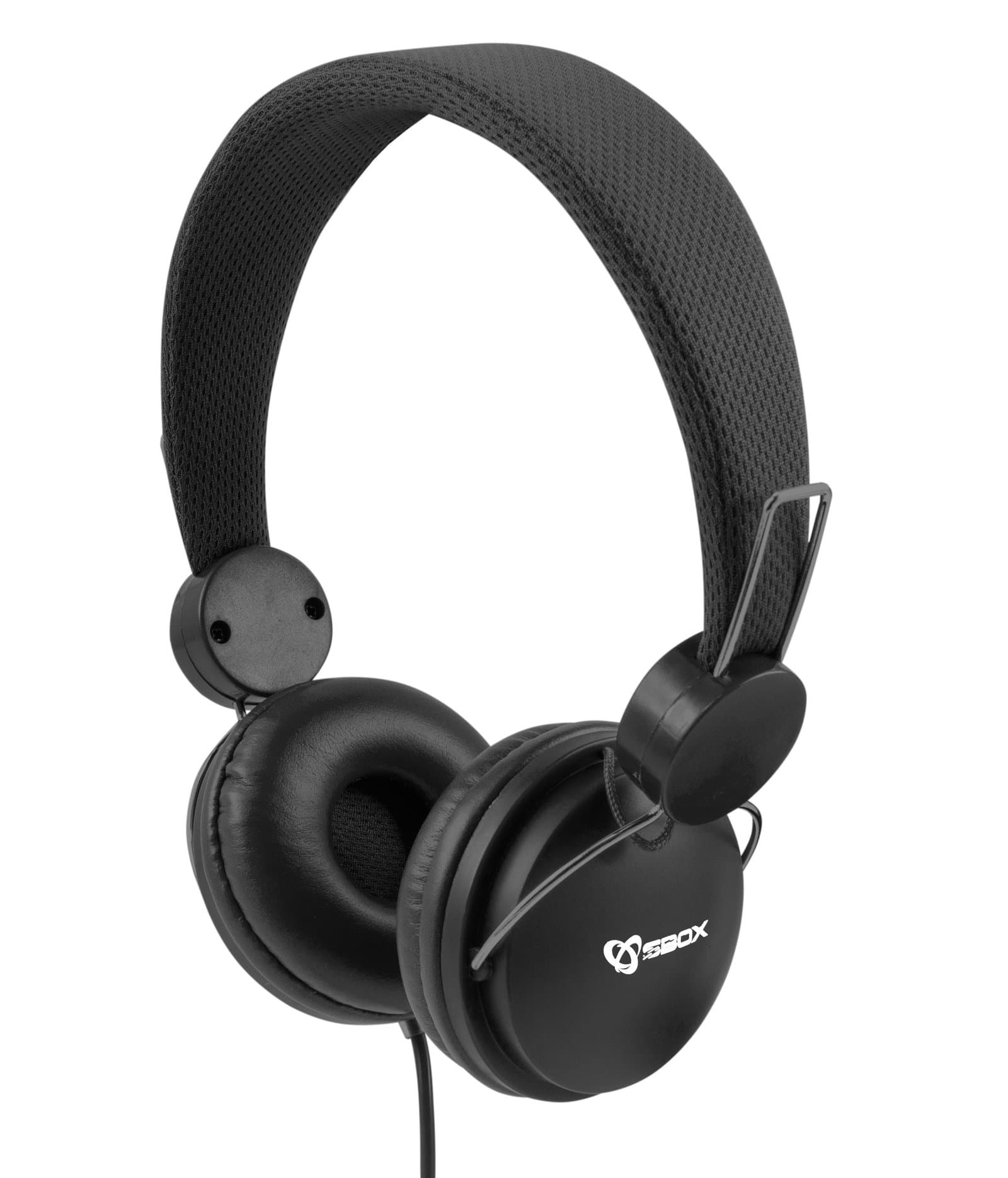 Cuffia Multimediale HS-736 40mm 3.5mm 1.2m Nero - Sbox ICSB-HS736B