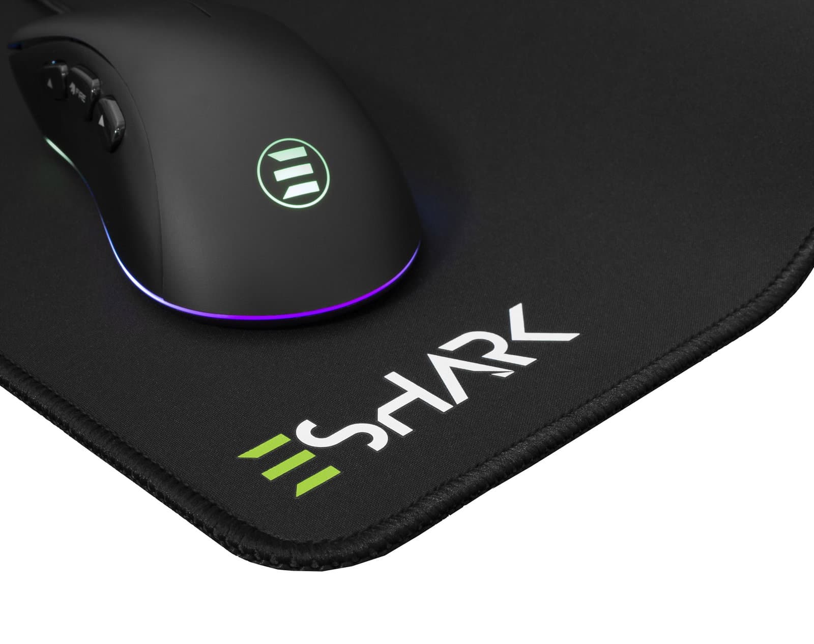 Tappetino per Mouse Gaming Professionale Nero 450x400mm - Eshark ICSB-KABUTOL
