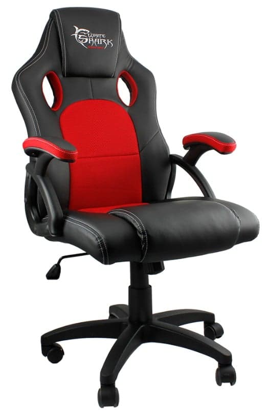 Sedia da Gioco Kings Throne Rosso/Nero - White Shark ICSB-KINGSTHRONE