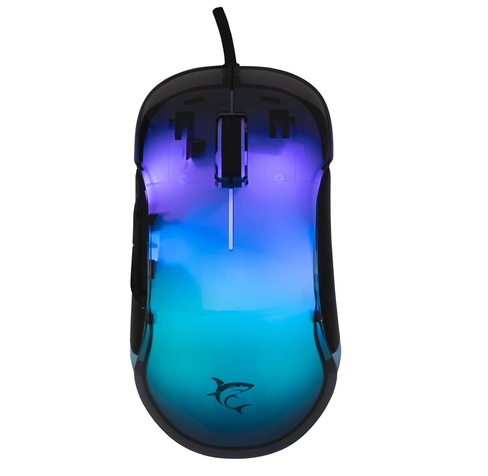 Mouse Ottico USB Gaming 12800 DPI 7 Tasti LED RGB Nero - White Shark ICSB-MORDREDBK