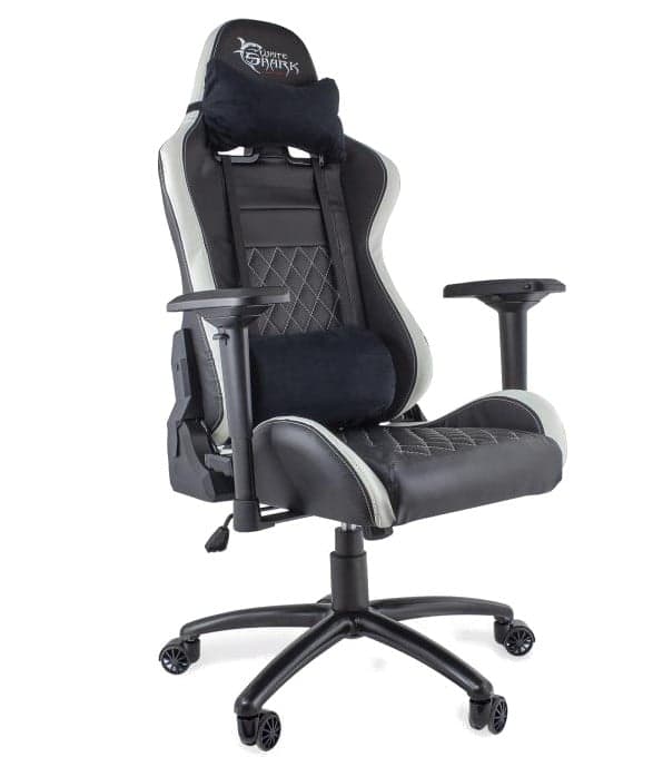 Sedia da Gioco Nitro-GT Bianco/Nero - White Shark ICSB-NITROGTBW