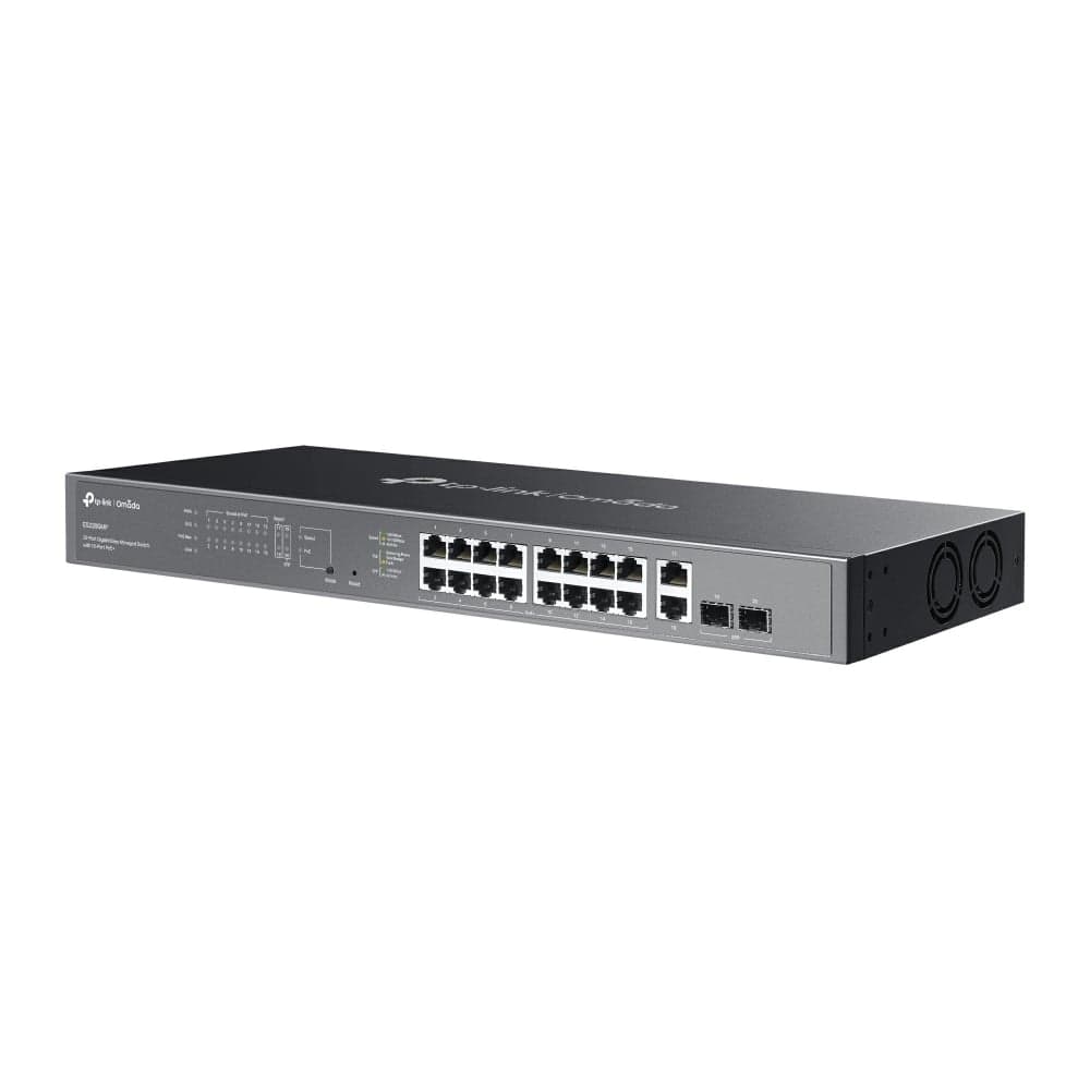 Switch 20 Porte Gigabit Easy Managed con 16 Porte PoE+ e 2 SFP, 250W - Omada ICTP-ES220GMP