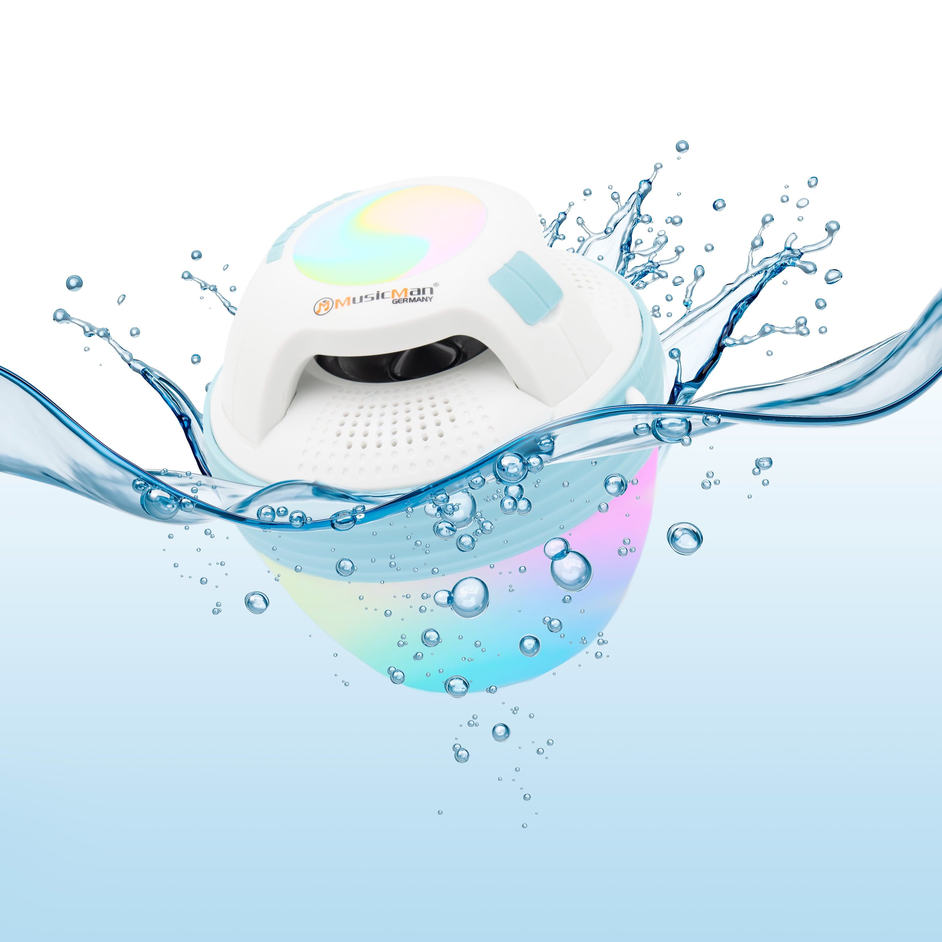 Altoparlante Bluetooth Impermeabile Galleggiante con Vivavoce e LED Colorati - Musicman ICTX-BTX60