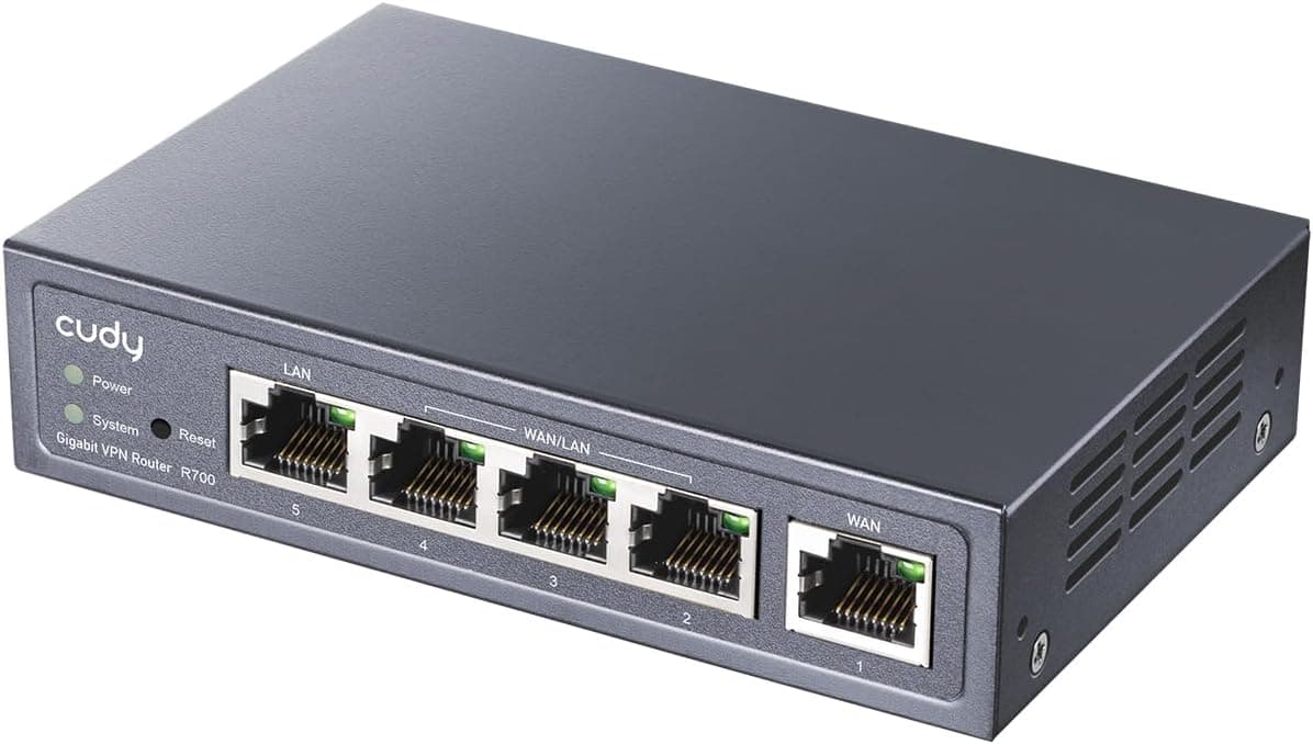 Router VPN Multi-WAN Gigabit Fino a 4 Porte WAN - Cudy ICU-R700