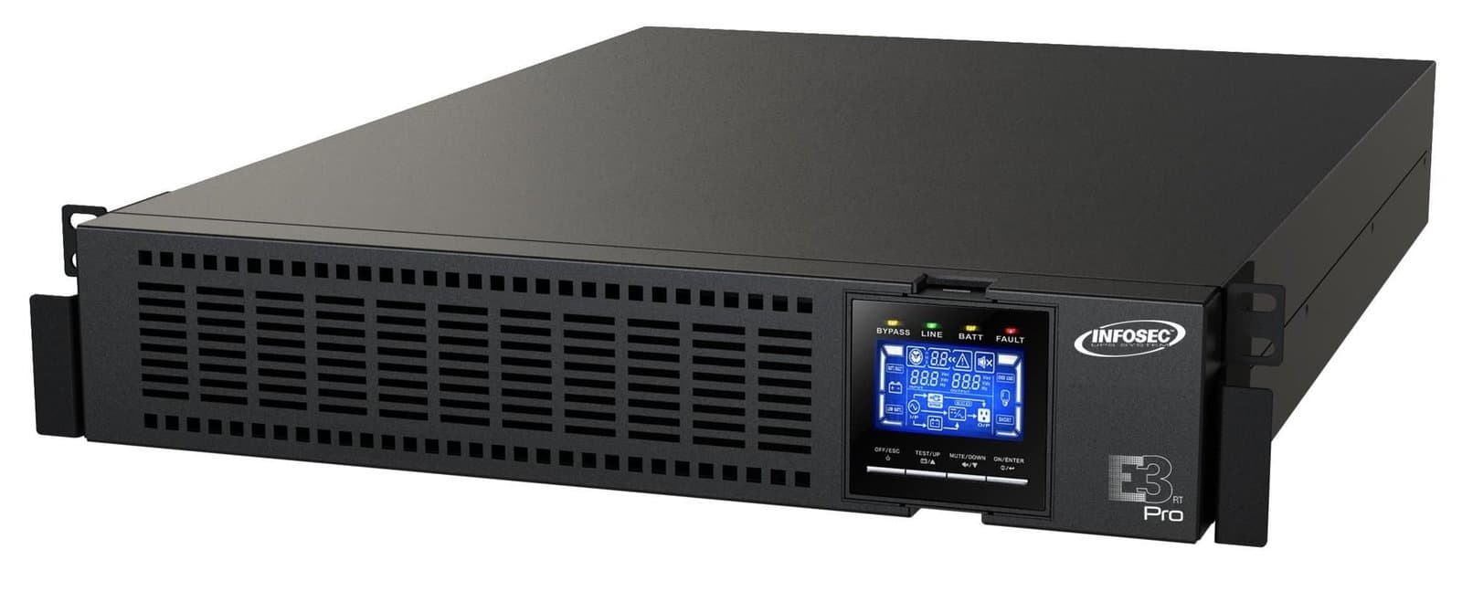 Gruppo di Continuità UPS E3 Pro 5000VA 4500W On Line Nero - Infosec ICUE3PRO5000