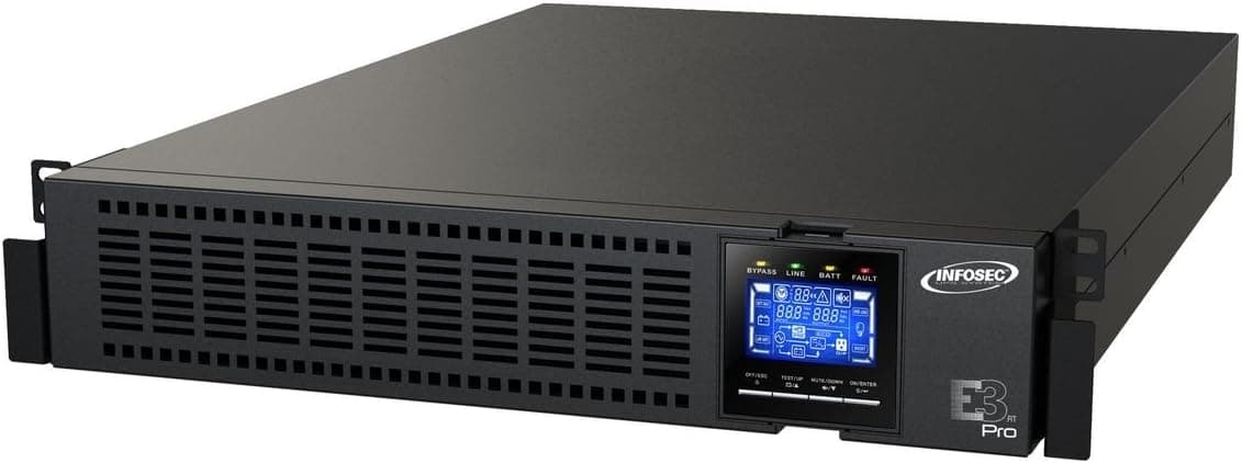 Gruppo di continuità UPS E3 Pro 6000VA 5400W on line nero - Infosec ICUE3PRO6000