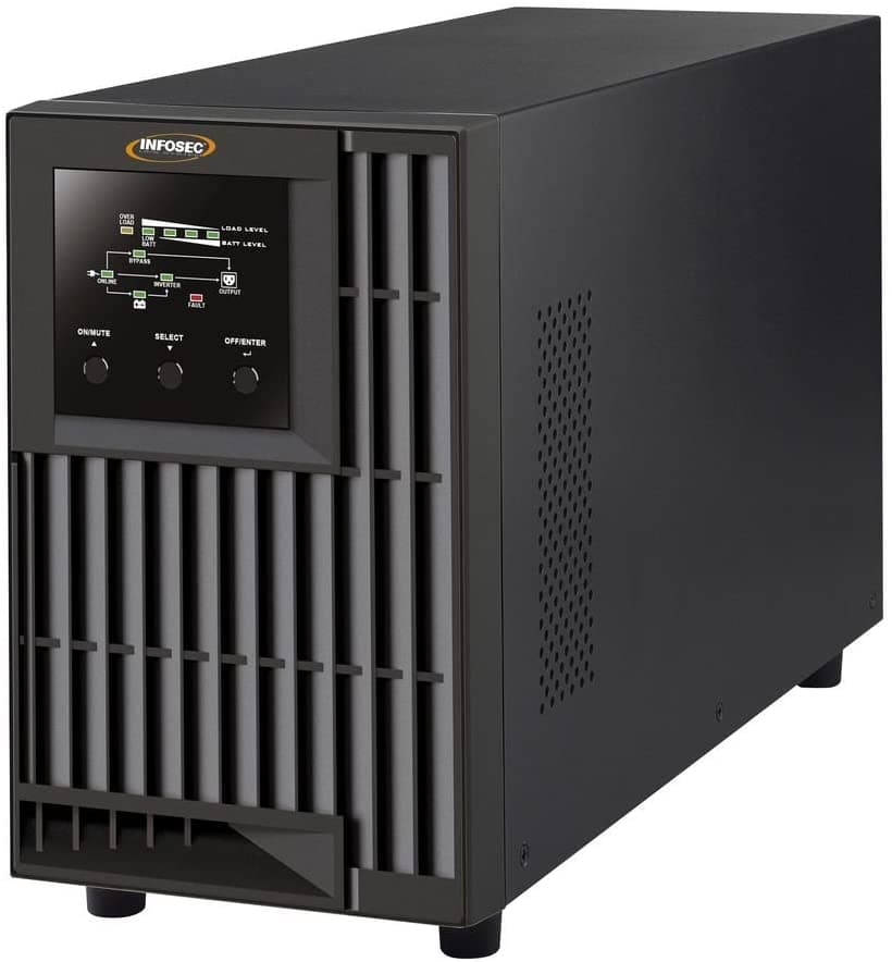 UPS E4 VALUE Display LED 2000VA On Line Doppia Conversione - Infosec ICUE4VALUE2000