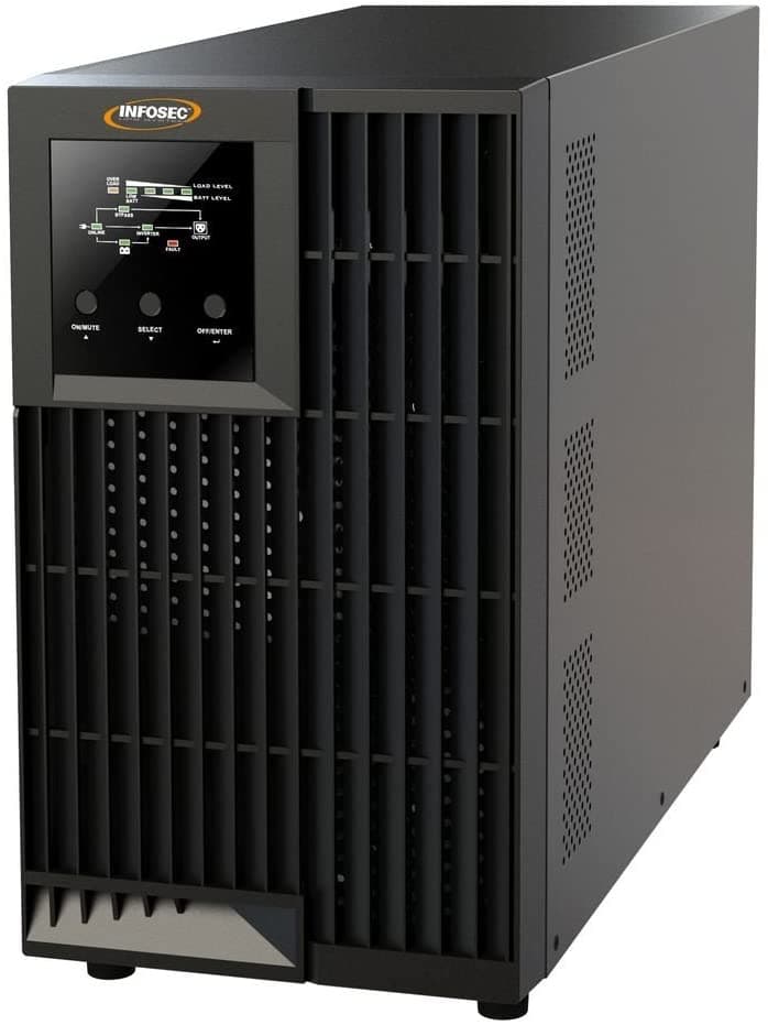 UPS E4 VALUE Display LED 3000VA On Line Doppia Conversione - Infosec ICUE4VALUE3000