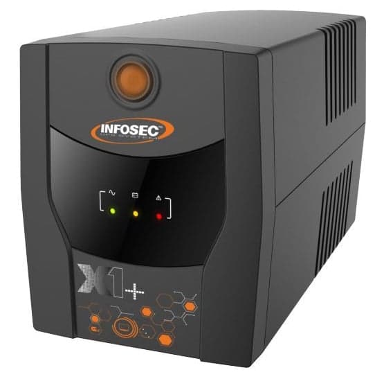 Gruppo di Continuità UPS X1 EX 1300VA Onduleur Line Interactive con USB e LED - Infosec ICUX1EX1300UP