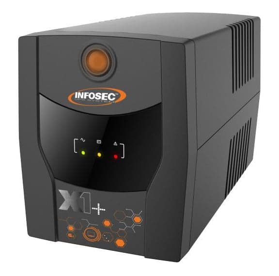 Gruppo di Continuità UPS X1+ 1000VA 4 Prese IEC Line Interactive - Infosec ICUX2LCD1000P
