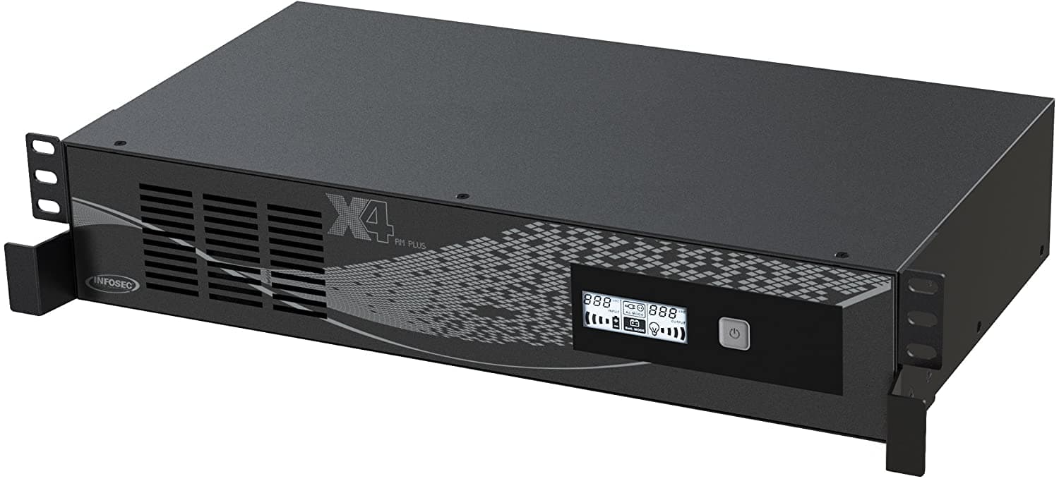 UPS X4 800VA Line Interactive Rack Nero - Infosec ICUX4RMP800