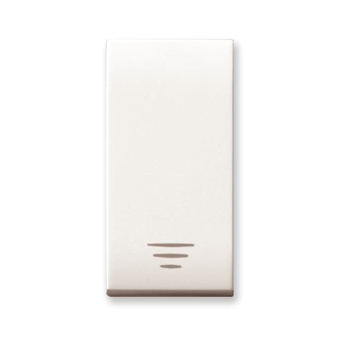 Domus S44 Pulsante 1P 10A Illuminabile Bianco Lucido - AVE ICV-441005