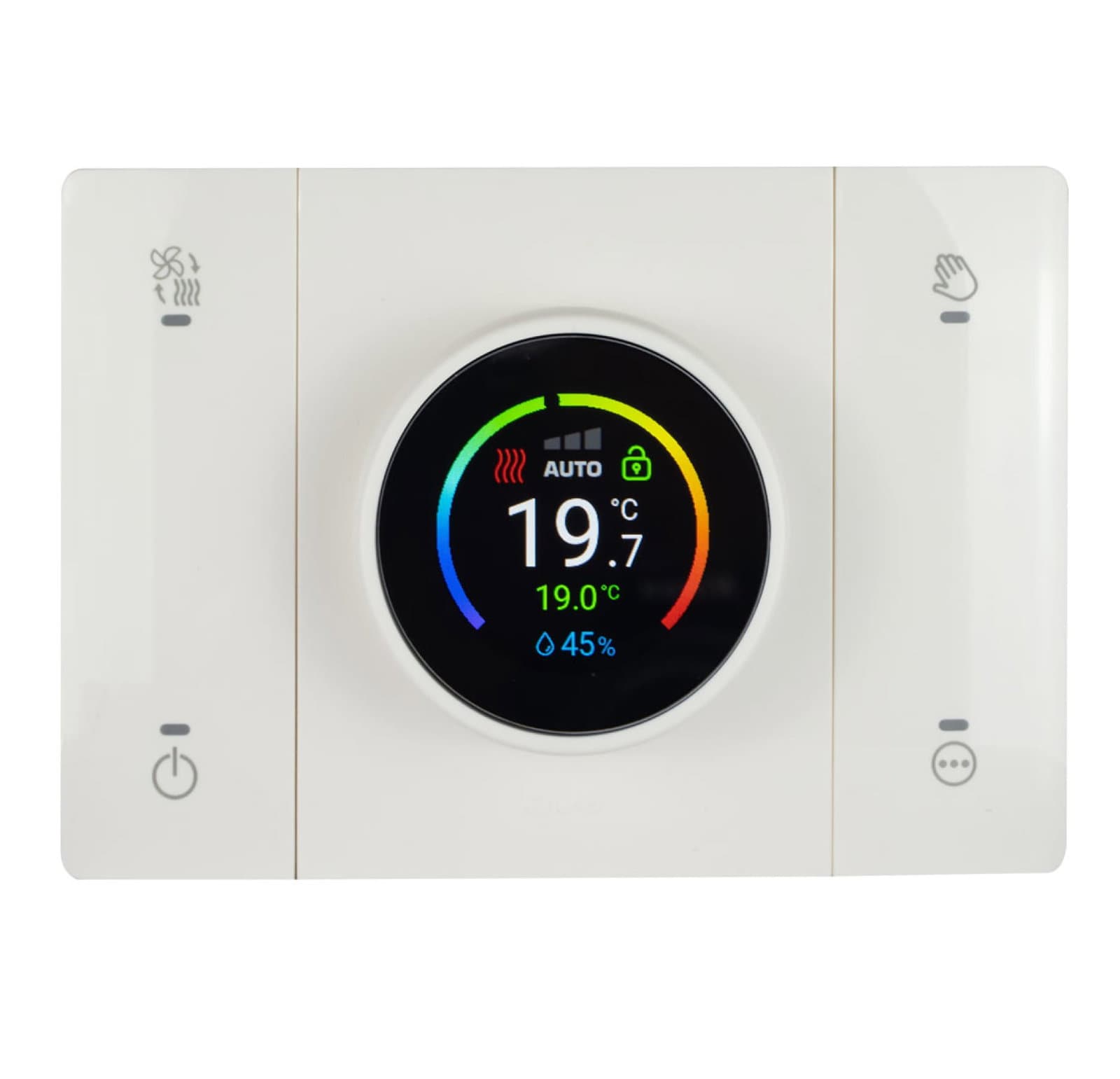 Cronotermostato WiFi Smart Connesso Rilevatore Umidità Ambiente Bianco - AVE ICV-441CRT-W