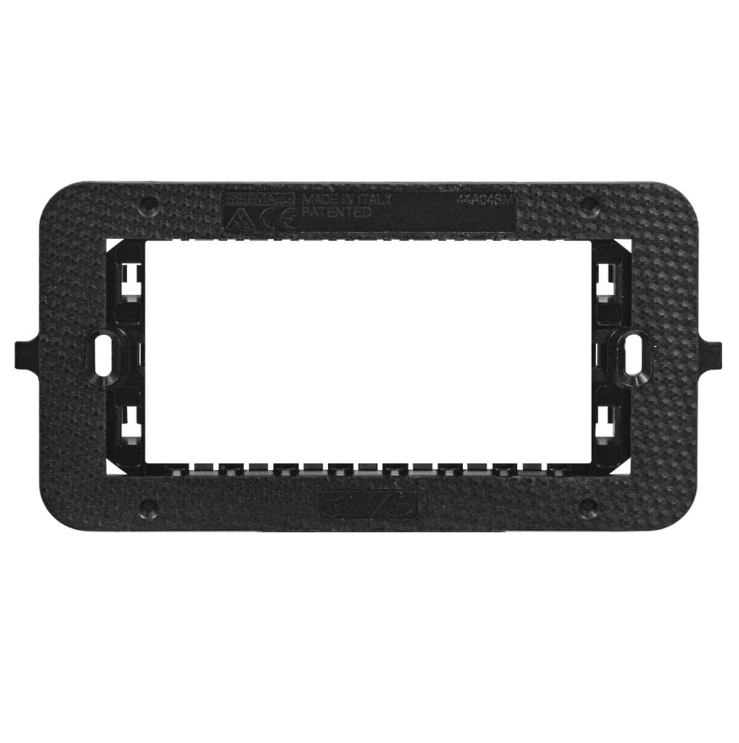 Supporto Smart44 4 moduli con viti per scatole rettangolari - AVE ICV-44A04SM