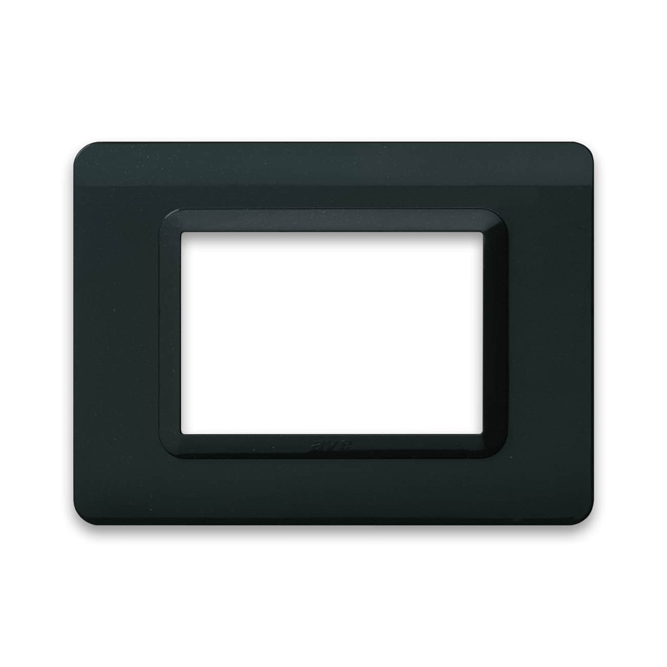 Placca Tecnopolimero S44 3 moduli grigio - AVE ICV-44PY03GTK
