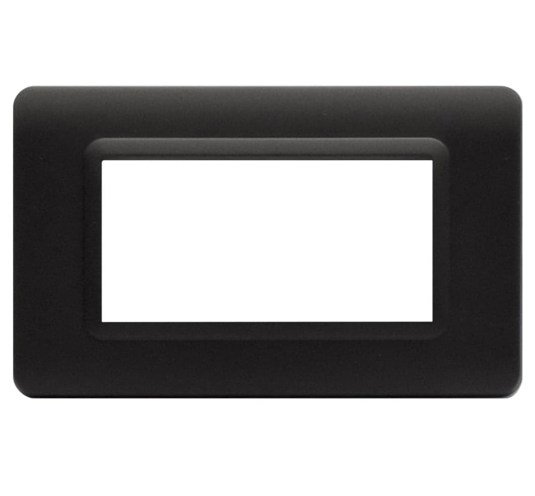 Placca Tecnopolimero S44 4 moduli grigio - AVE ICV-44PY04GTK