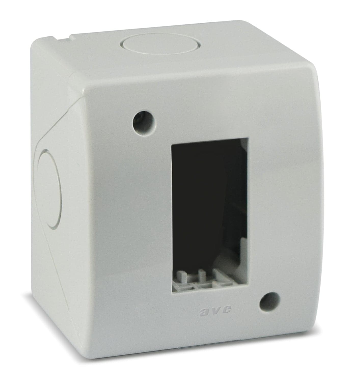 Contenitore Autoportante IP40 S44 per Minicanali 1 Modulo Bianco - AVE ICV-44Q01B