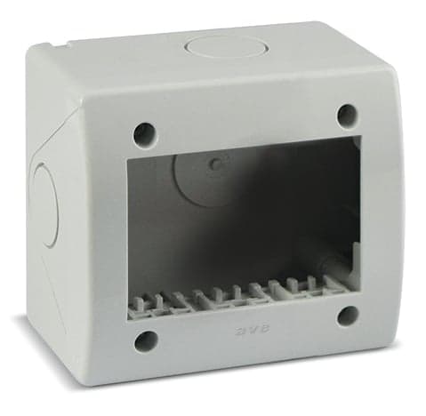Contenitore Autoportante IP40 S44 per Minicanali 3 Moduli Bianco - AVE ICV-44Q03B