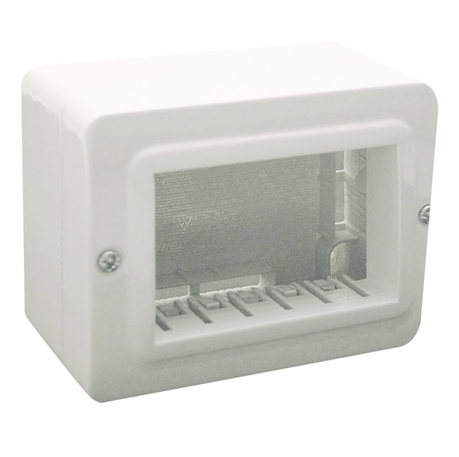 Contenitore Autoportante Minicanali IP40 S44 3 Moduli Bianco - AVE ICV-44QC03