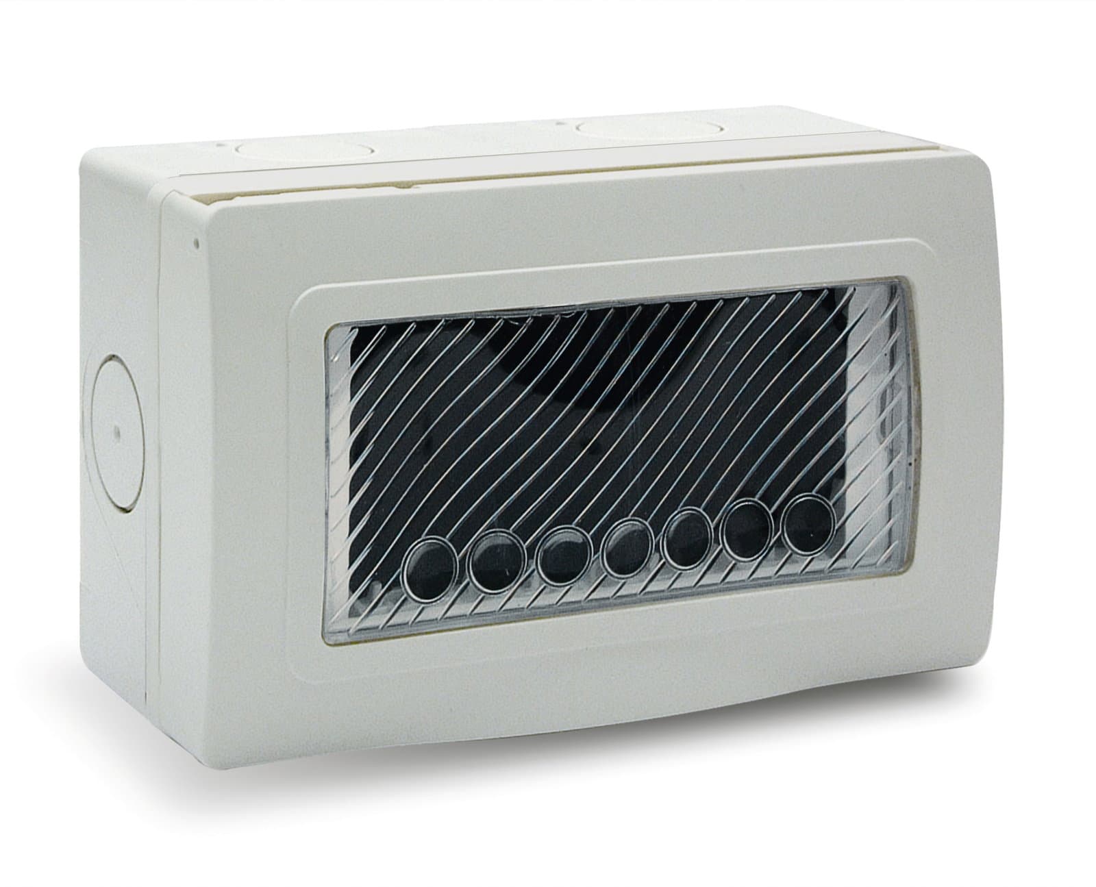Contenitore Autoportante Stagno IP55 per Tubo Sportello con Membrana Cedibile 4 Moduli Bianco - AVE ICV-44ST04B