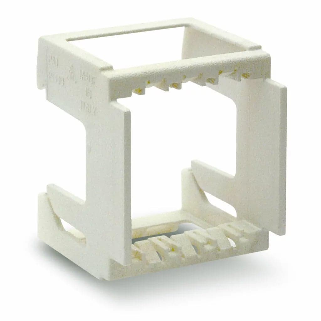 Supporto 2 moduli S44 per guida EN50022 larghezza 3 moduli DIN - AVE ICV-53/44/2