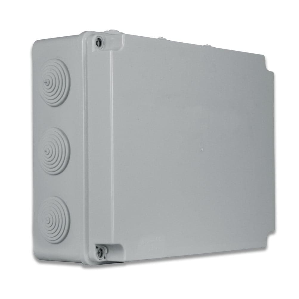 Scatola Rettangolare IP65 di Derivazione da Pareti con Passacavi 240x190 - AVE ICV-SD2408