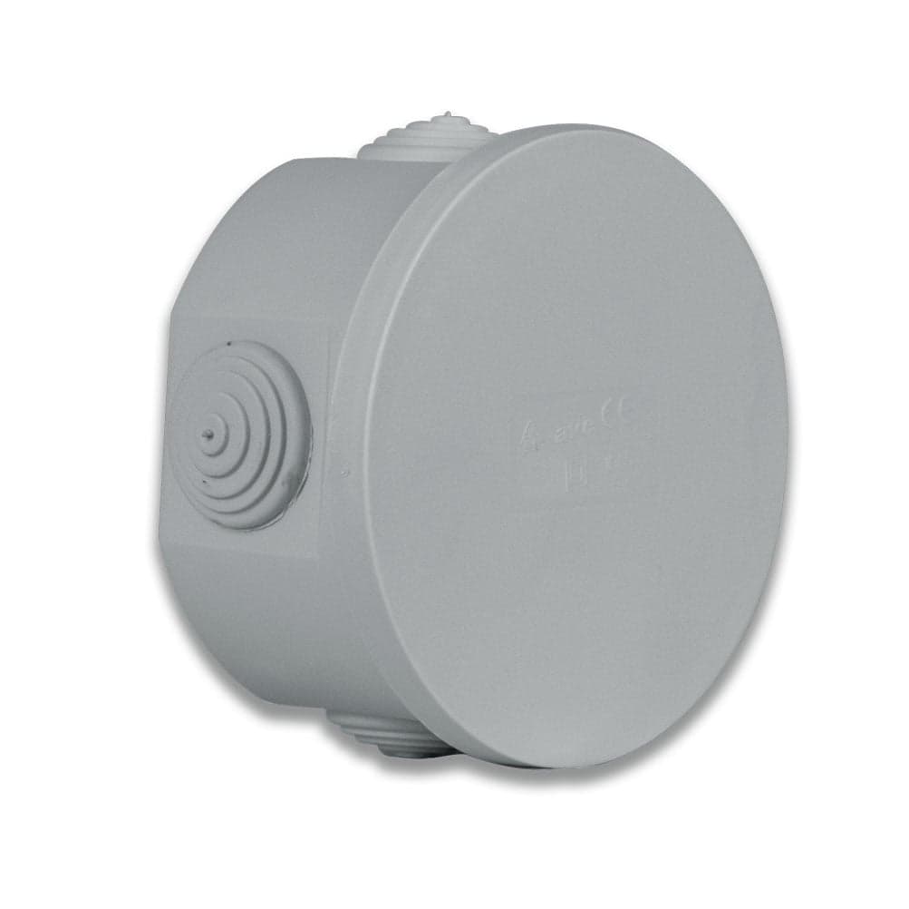 Scatola Rotonda IP44 di Derivazione da Parete con Passacavi - AVE ICV-SD8002