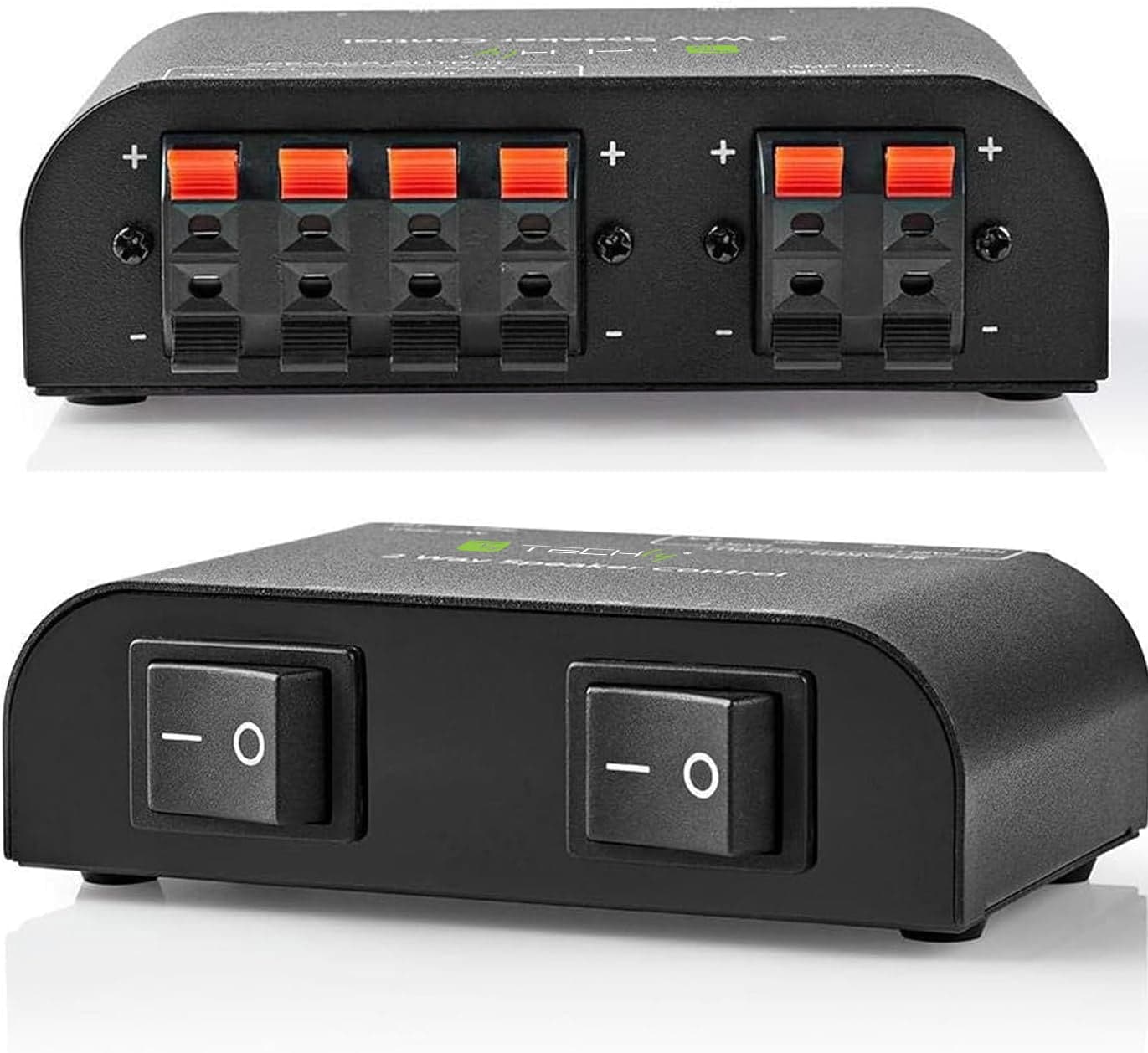 Commutatore Audio 2 vie con Terminali a Pressione - Techly IDATA AU-266