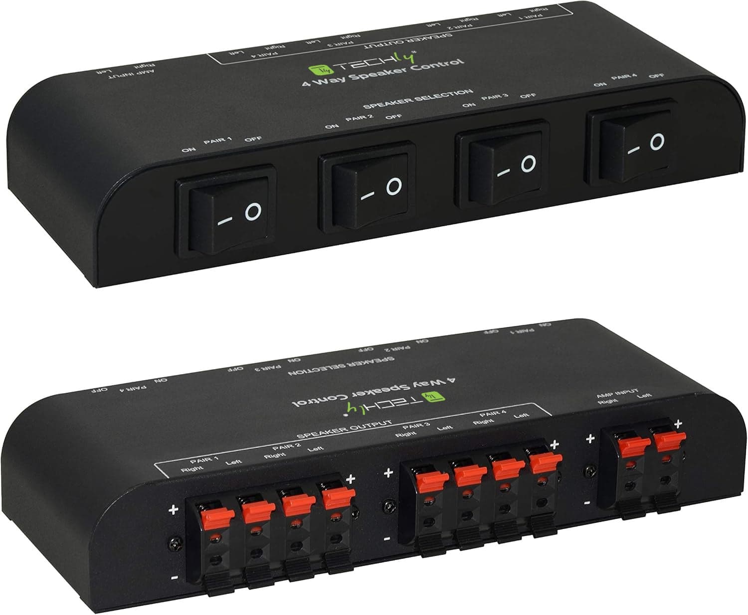 Commutatore Audio 4 vie con Terminali a Pressione - Techly IDATA AU-268