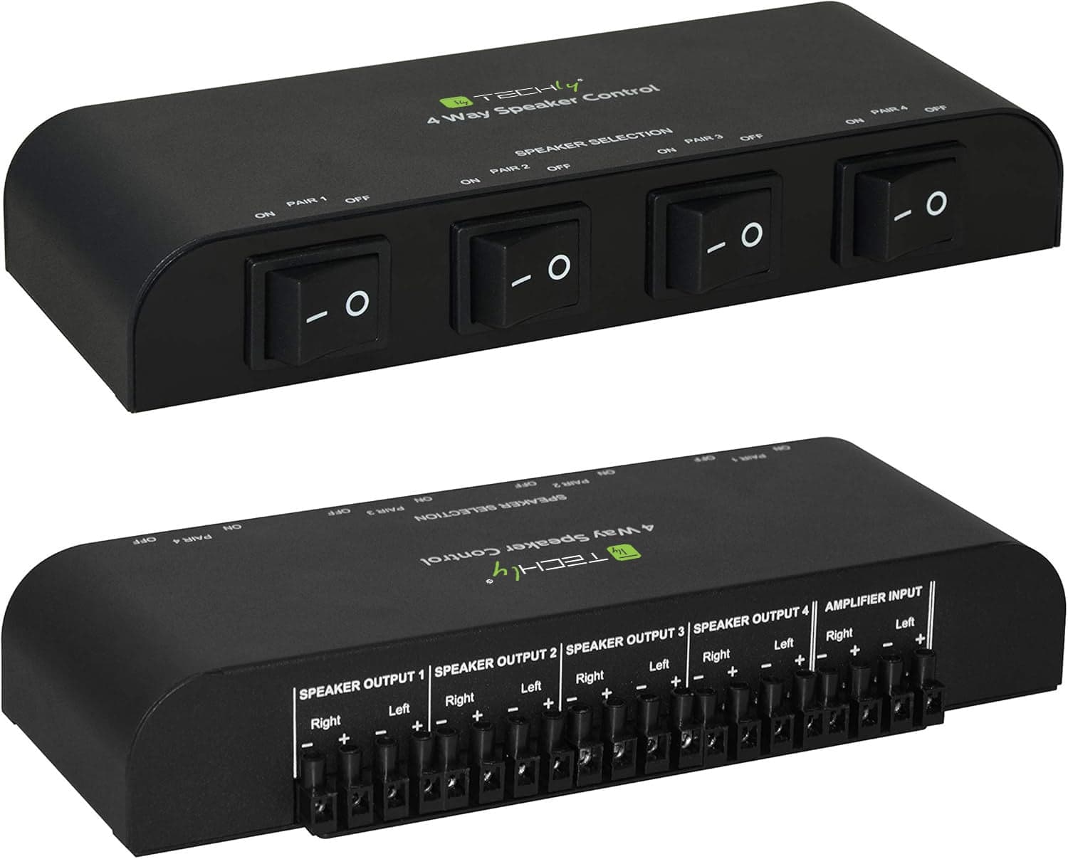 Commutatore Audio 4 vie con Terminali a Vite - Techly IDATA AU-269