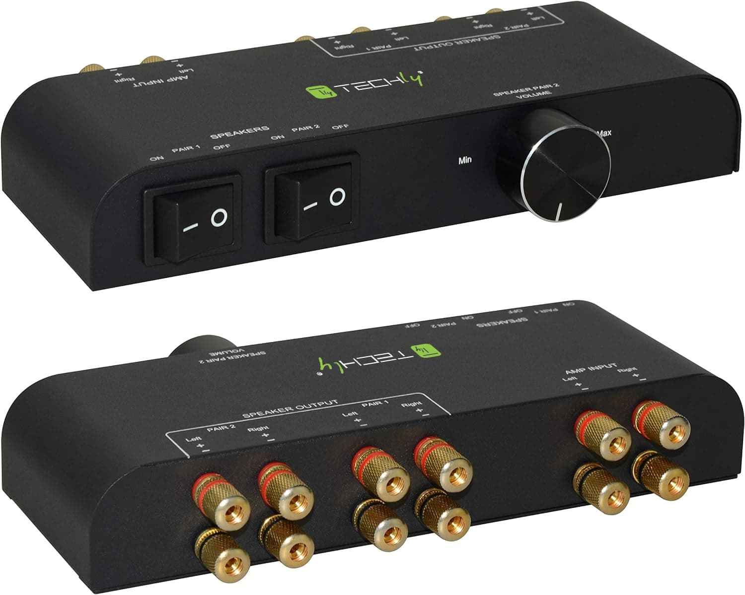 Commutatore Audio 2 vie con Terminali a Banana - Techly IDATA AU-270