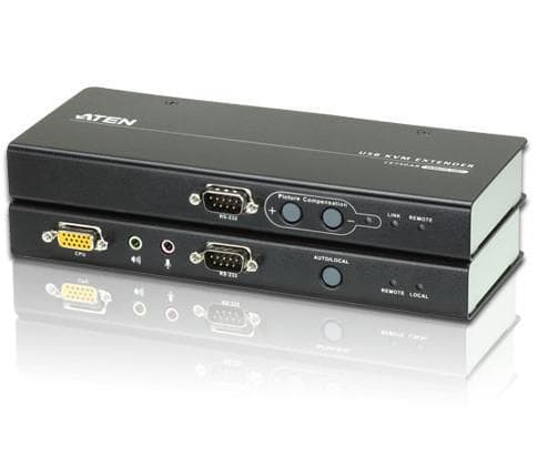 Estensore KVM USB VGA con audio e RS-232 200m - Aten IDATA CE-750