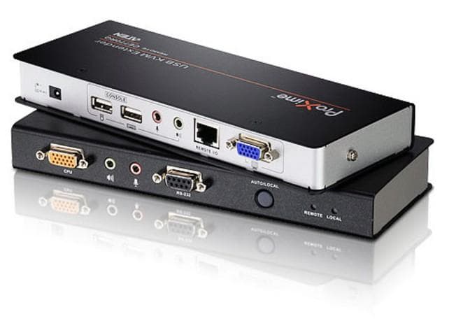 Estensore KVM USB VGA con audio, RS-232 e Deskew 300m - Aten IDATA CE-770