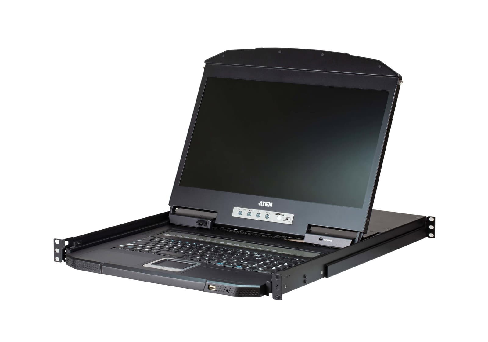 Switch KVM LCD Widescreen 16 porte PS2-USB VGA a binario singolo - Aten IDATA CL-3116NX