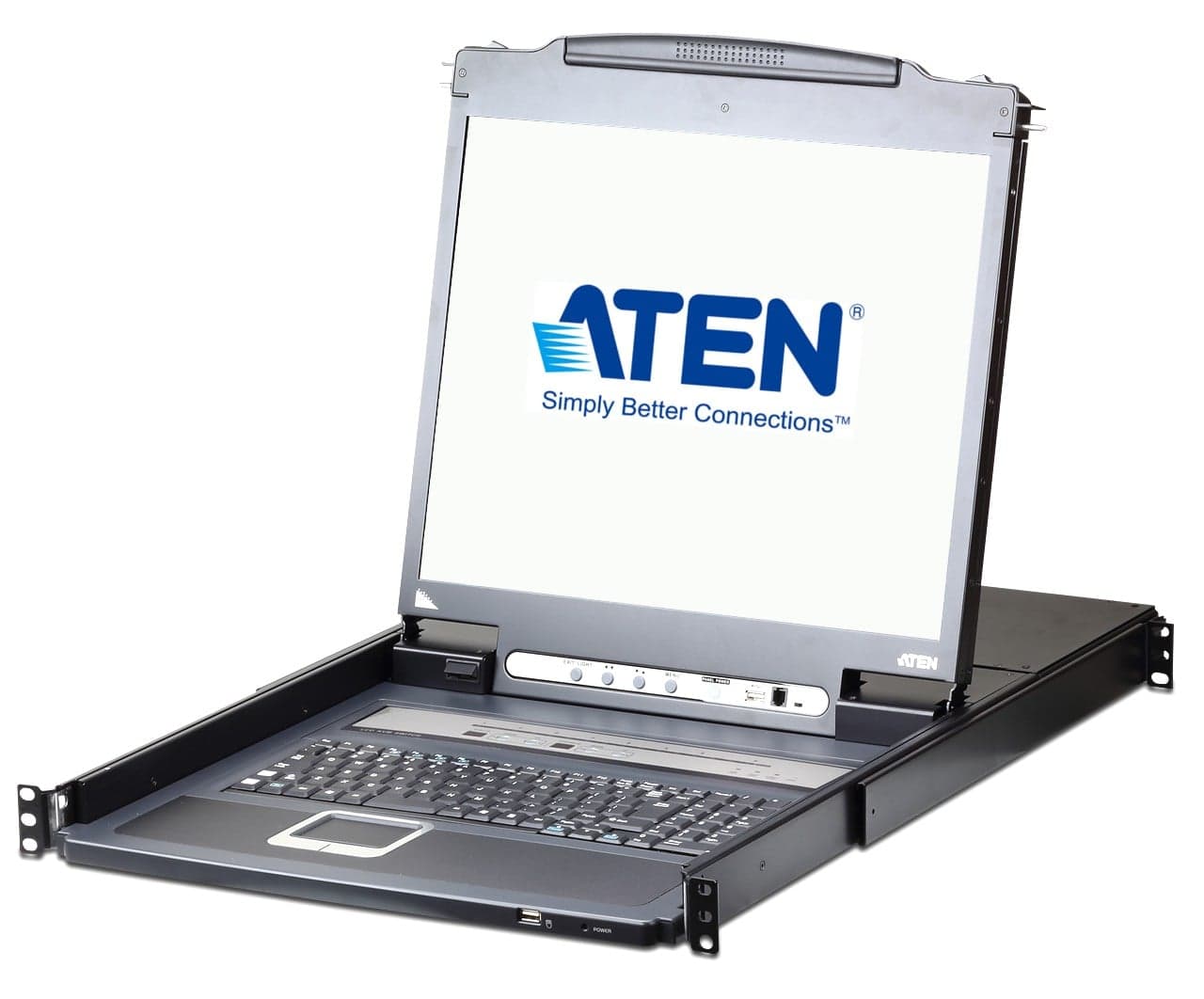 Switch KVM 19" over IP LCD VGA PS/2-USB 8 Porte con USB - ATEN IDATA CL-5708IN