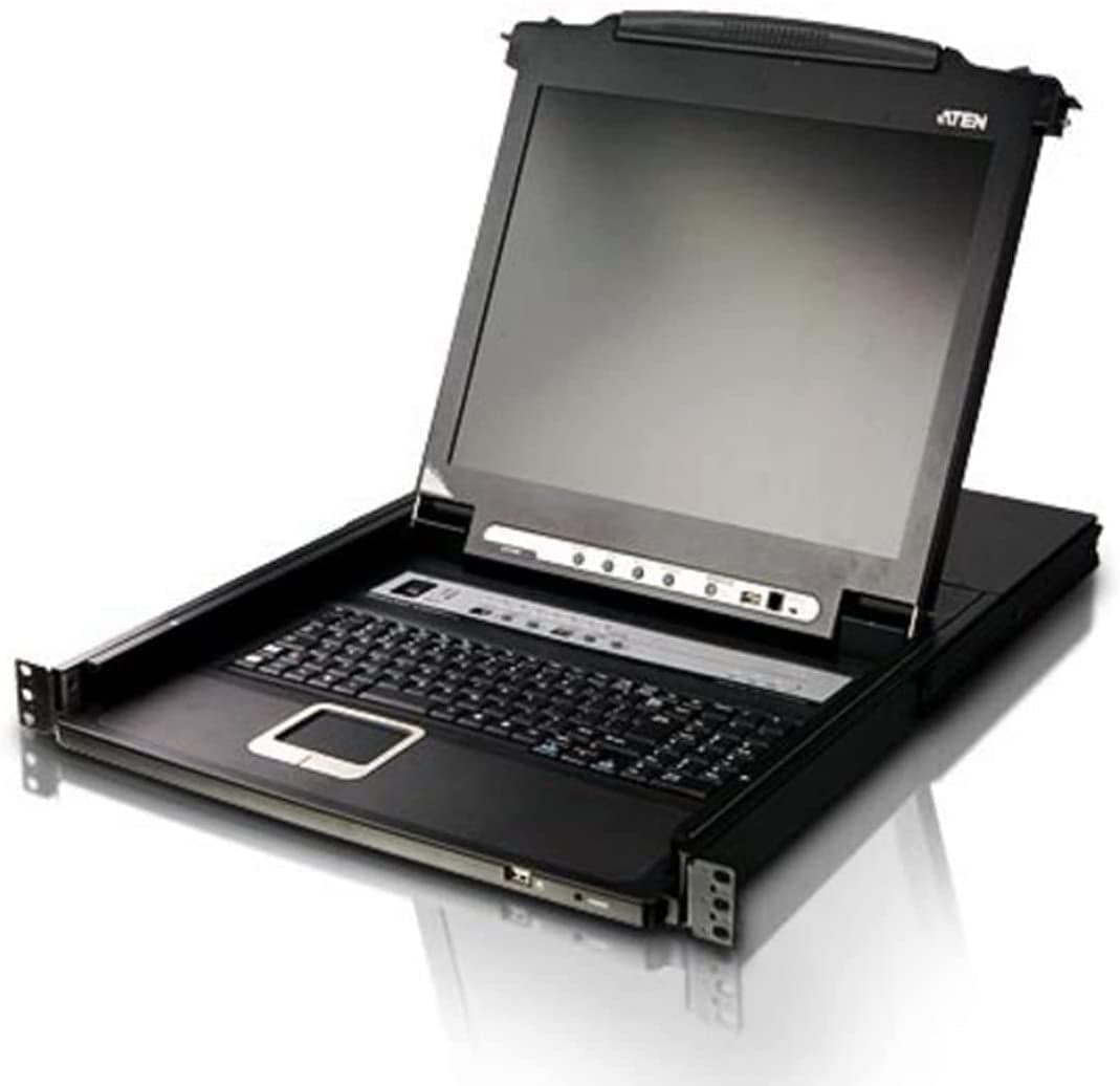 Switch KVM LCD a Binario Singolo PS2-USB VGA 16 porte 19'' - Aten IDATA CL5716N