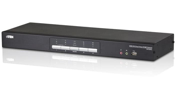Switch KVMP USB DVI Dual View a 4 Porte - Aten IDATA CS-1644A