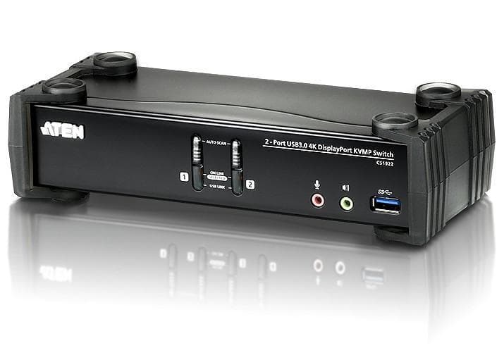 Switch KVMP 4K DisplayPort a 2 porte USB3.0, CS1922 - Aten IDATA CS-1922