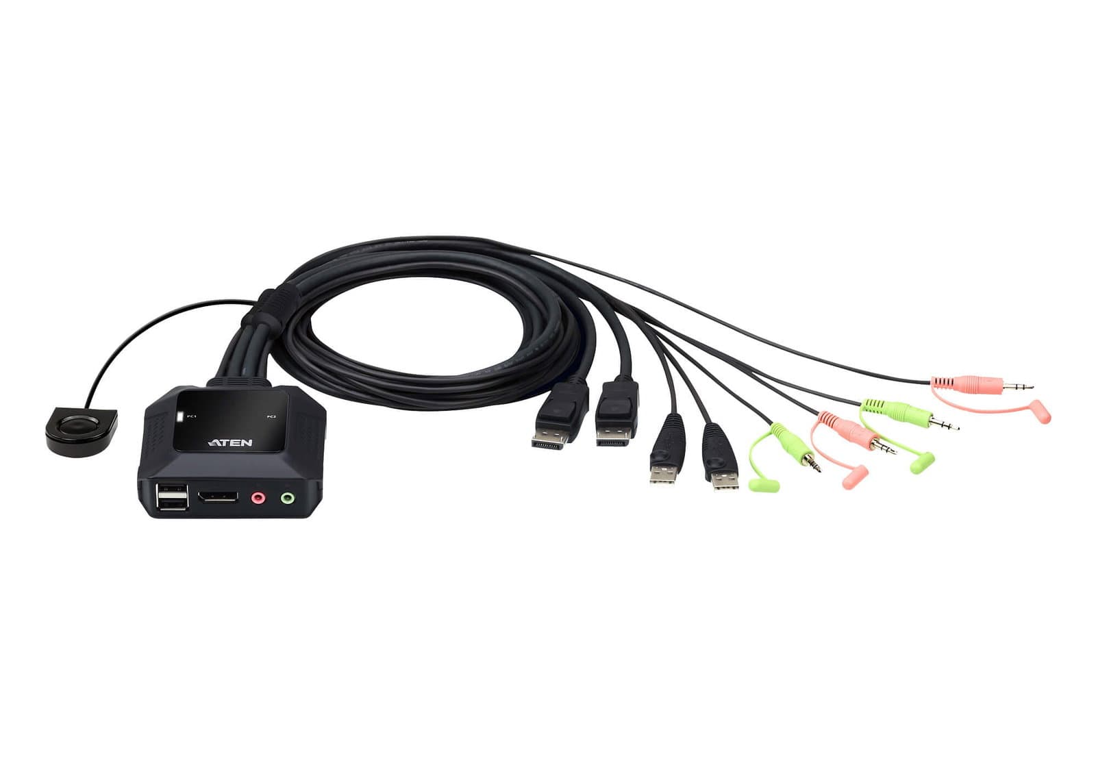 Switch KVM 2 porte DisplayPort USB - Aten IDATA CS-22DP