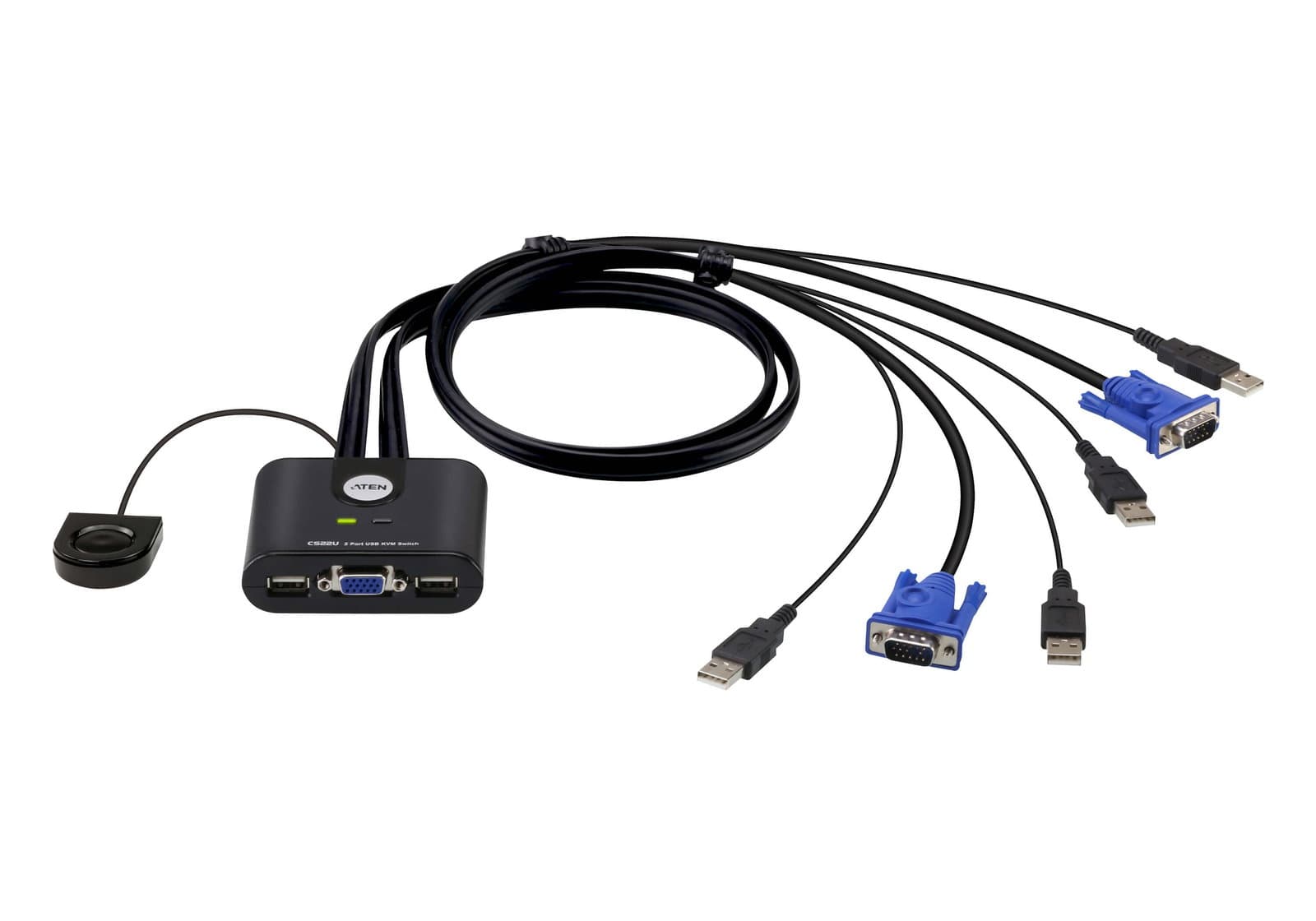 Switch KVM USB VGA a 2 Porte - Aten IDATA CS-22U